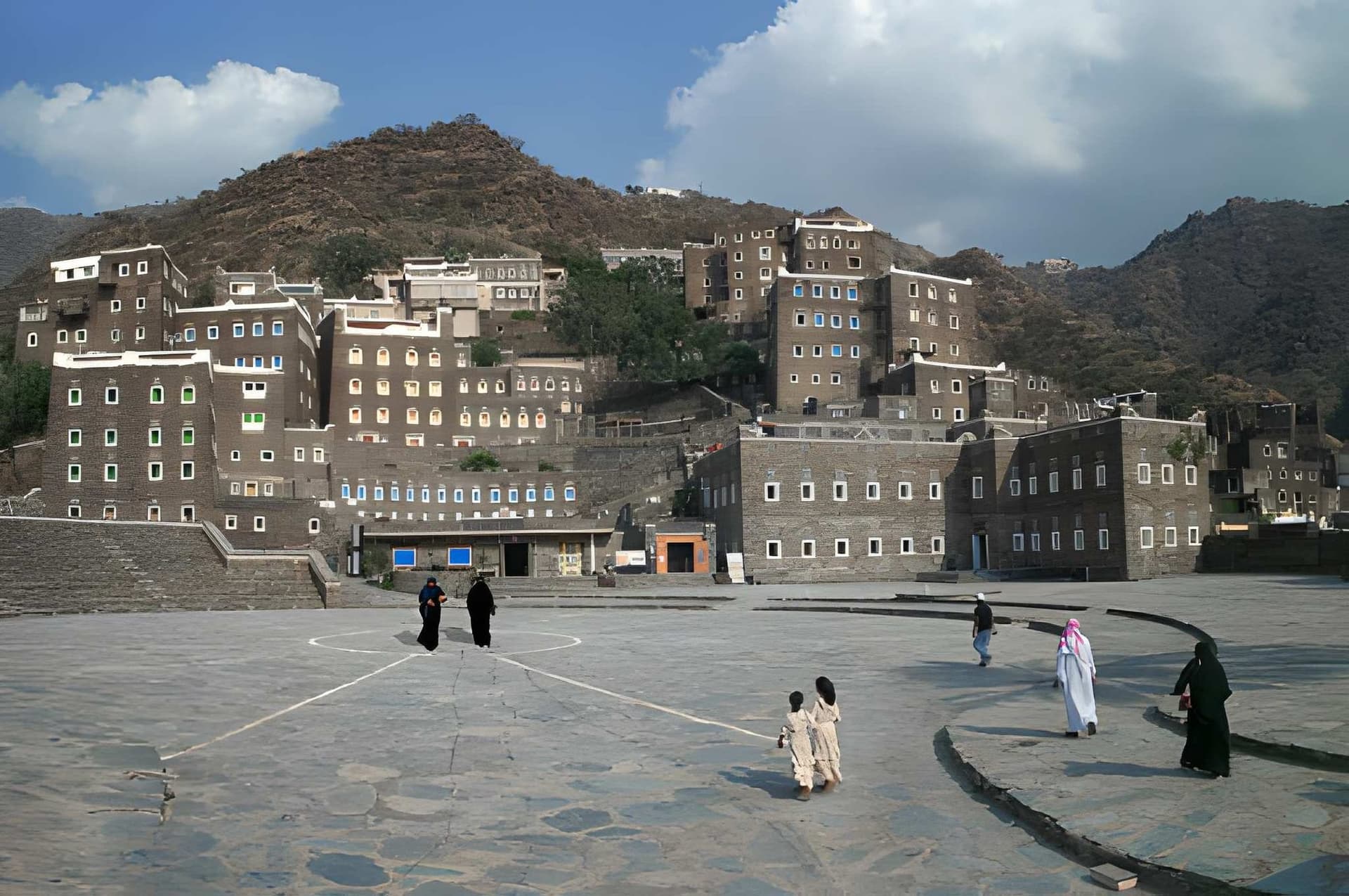 The stone towers of Rijal Almaa in the Asir mountains