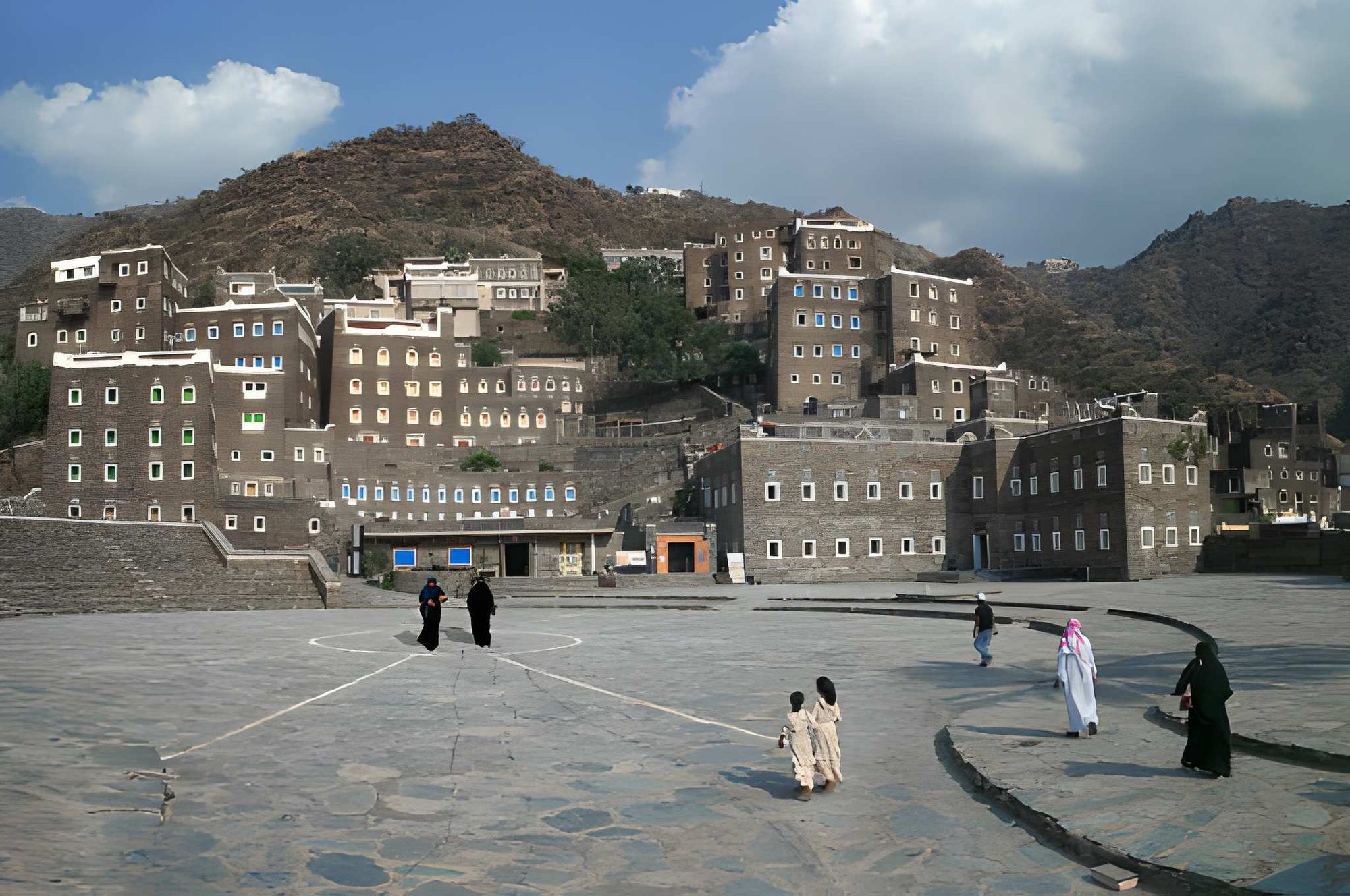 The stone towers of Rijal Almaa in the Asir mountains